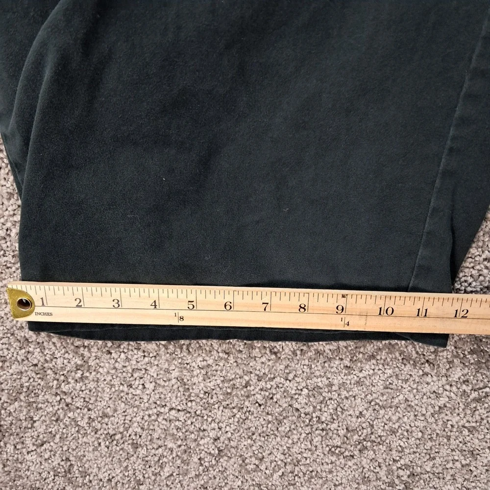 Field Gear Mens Black Flat Front Casual Shorts Double Button Waist 34 x 11‎